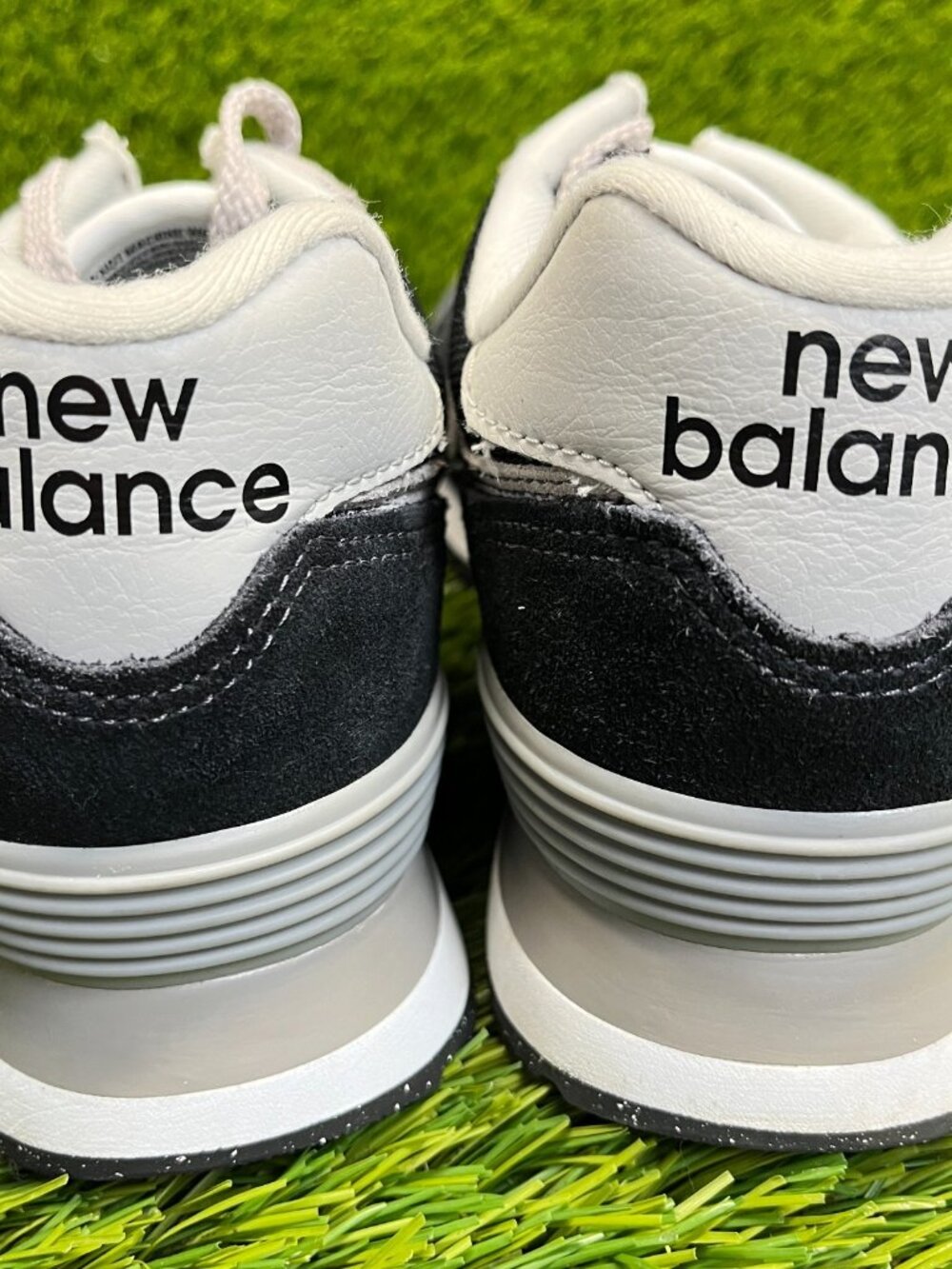 New Balance 574 Classic Womens Size 9 Black Gray Athletic Running Shoes Sneakers - Picture 6 of 10